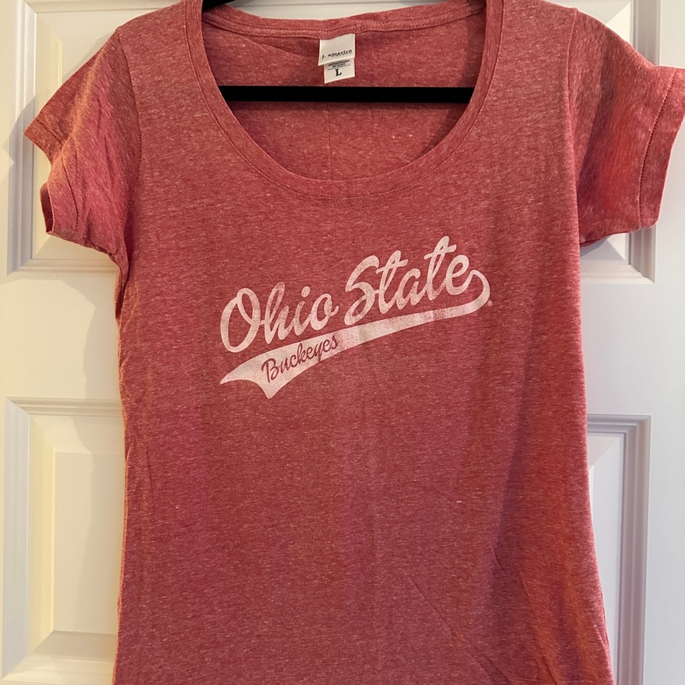 Ohio State Women's Red T-Shirt